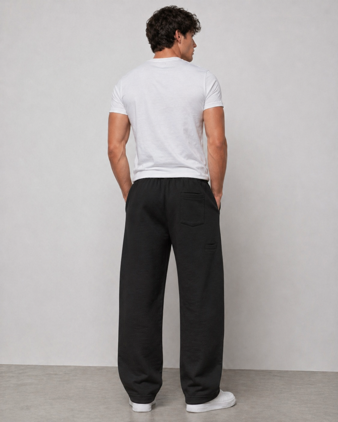 Black Basic Sweatpant