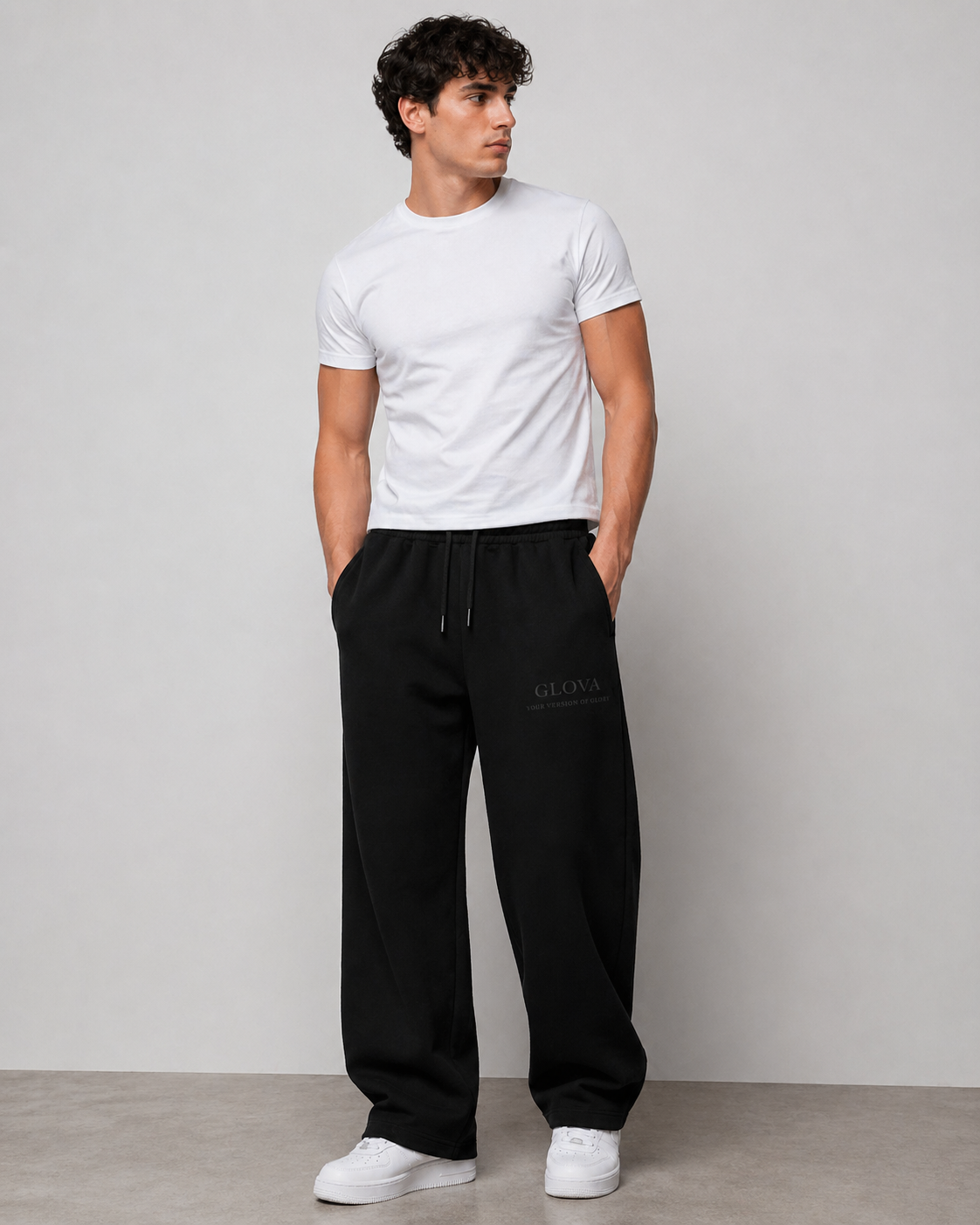 Black Basic Sweatpant